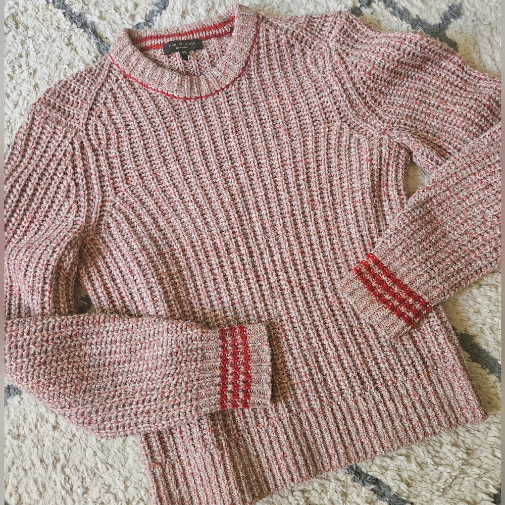 Rag & Bone Cheryl Wool Blend Sweater Xs - Picture 2 of 7